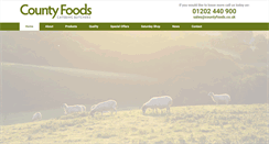 Desktop Screenshot of countyfoods.co.uk